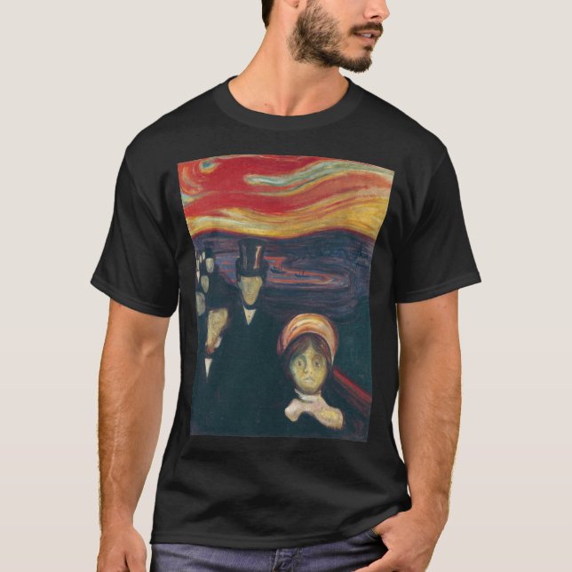 Camiseta Edvard Munch - Ansiedad (Anverso)