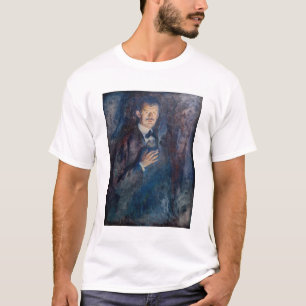 Camiseta Edvard Munch - autorretrato con cigarrillo