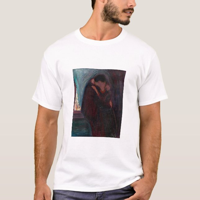 Camiseta Edvard Munch - El beso (Anverso)