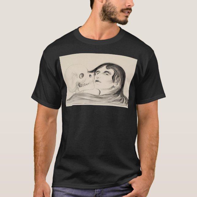 Camiseta Edvard Munch El Beso De La Muerte (Anverso)