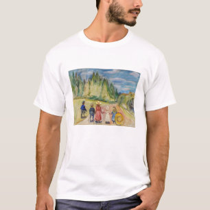Camiseta Edvard Munch - El bosque de cuento de hadas