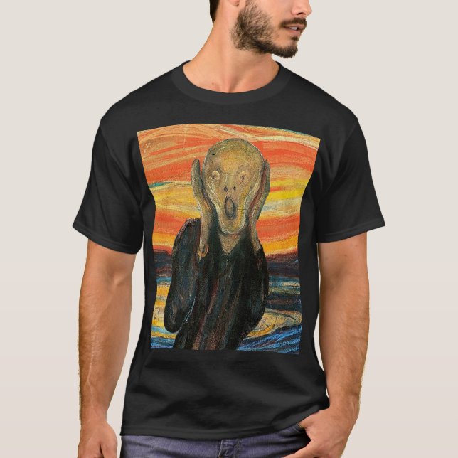 Camiseta Edvard Munch, "El Grito" (Anverso)