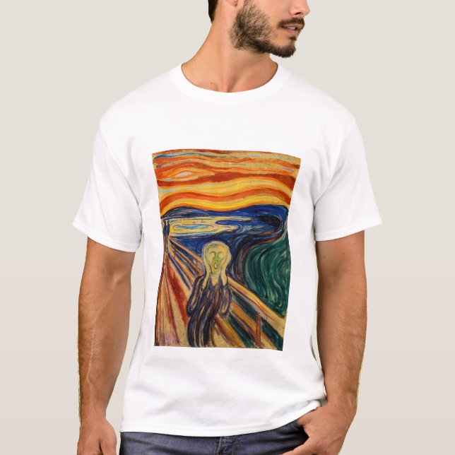 Camiseta Edvard Munch - El Grito 1910 (Anverso)