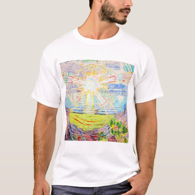 Camiseta Edvard Munch El Sol (Anverso)