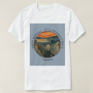 Camiseta Edvard Munch La Colección Elementos De La Fiesta D