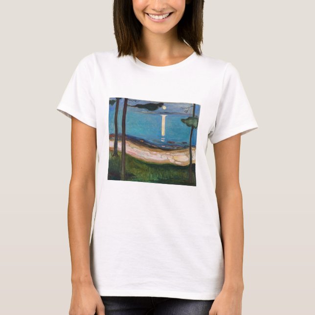 Camiseta Edvard Munch - Moonlight (Anverso)