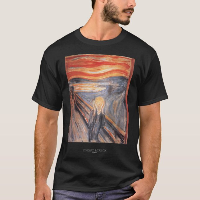 Camiseta Edvard Munch Scream Classic T-Shirt (Anverso)