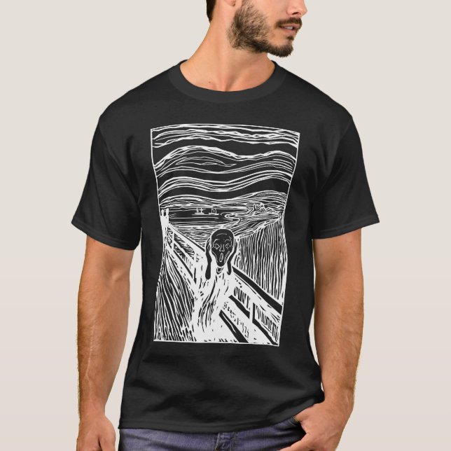 Camiseta Edvard Munch The Scream (Anverso)