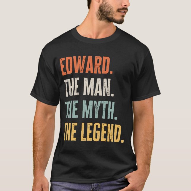 Camiseta Edward El Mejor Hombre De La Leyenda De Mitos Mejo (Anverso)