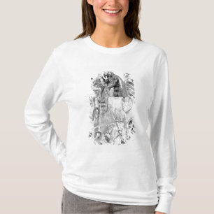 Camiseta Edward I que declara su Príncipe de Gales del hij