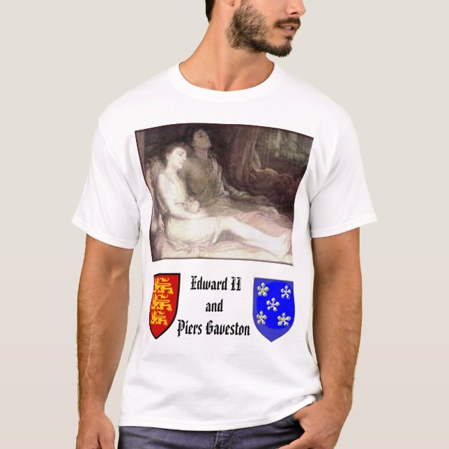 Camiseta Edward II y embarcaderos Gaveston, AR de Gaveston (Anverso)