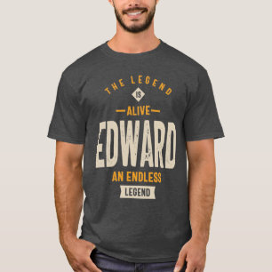 Camiseta Edward Nombre personalizado Regalo de cumpleaños