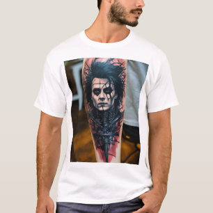 Camiseta Edward Scissorhand Resumen Tattoo T-Shirt