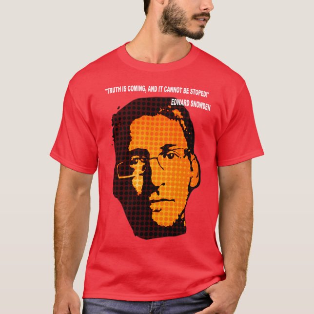 Camiseta Edward Snowden quote (Anverso)