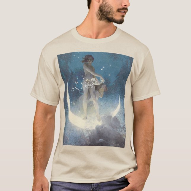 Camiseta Edwin Blashfield Stars dispersando Art Nouveau (Anverso)