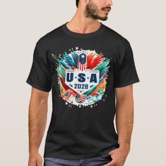 Camiseta EE. UU. 2026 Vamos Estados Unidos Deporte USAeam 2