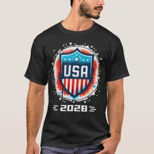 Camiseta EE. UU. 2028 Ve Estados Unidos Deporte EE. UU. 202