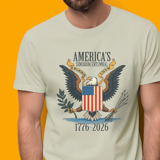 Camiseta EE. UU. 250 - 1776-2026 - Escudo de armas del águi