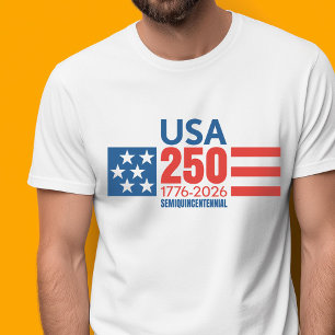 Camiseta EE. UU. 250 - 250º Cumpleaños de América - Estrell