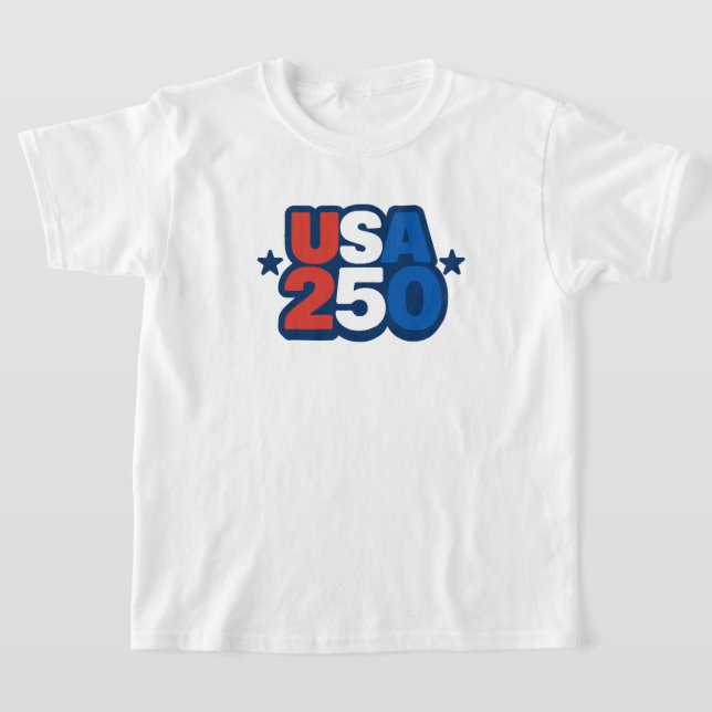 Camiseta EE. UU. 250 Aniversario 1776-2026 Patriótico Ameri (Distribución)