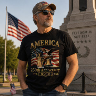 Camiseta EE. UU. 250 Aniversario Dama Libertad