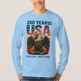 Camiseta EE.UU. 250 años - Águila calva patriótica 4 de jul