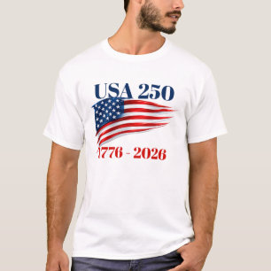 Camiseta EE. UU. 250 años de independencia 1776 2026