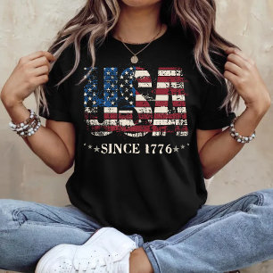 Camiseta EE.UU. 250 años de la independencia de Vintage ang