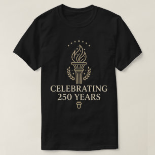 Camiseta EE. UU. 250 Celebrando Años Patriótico 4 de Julio