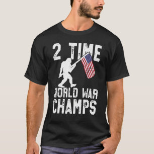 Camiseta Ee.Uu. 2 veces no vencido Campeonatos Mundiales Sa