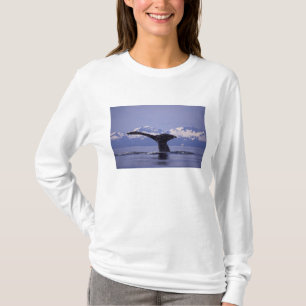 Camiseta EE. UU., Alaska, ballena jorobada del Paso Interio