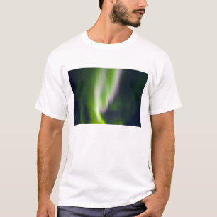 Camiseta EE. UU., Alaska, Chena Hot Springs. Aurora boreal