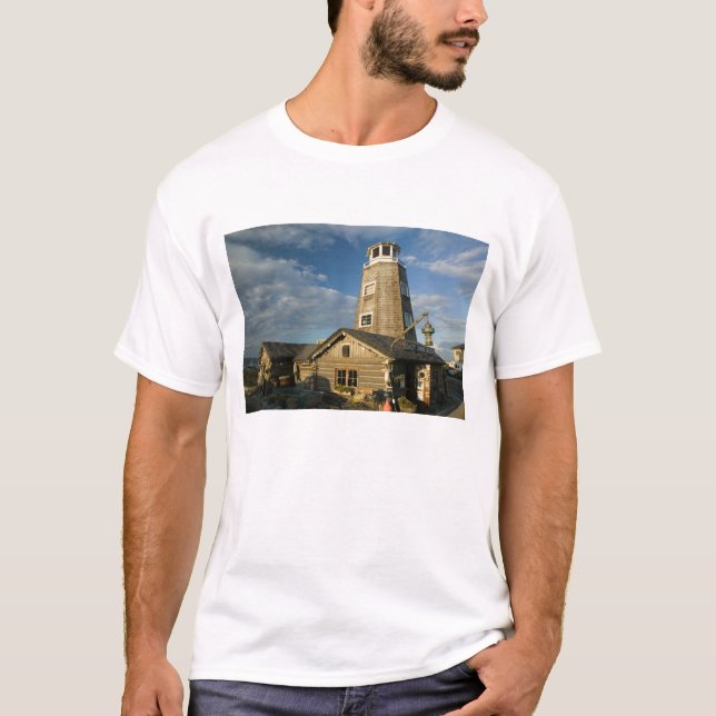 Camiseta EE.UU., ALASKA, PENÍNSULA KENAI, HOMBRE: Escudo de (Anverso)