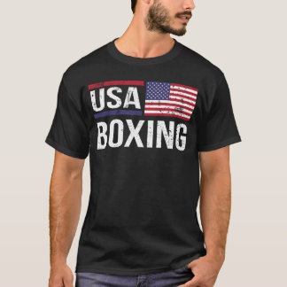 Camiseta EE. UU. Boing Bandera Americana Gimnasio Sparringr