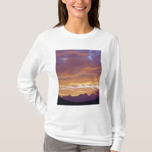 Camiseta EE. UU., California, Atardecer sobre la Sierra Nev