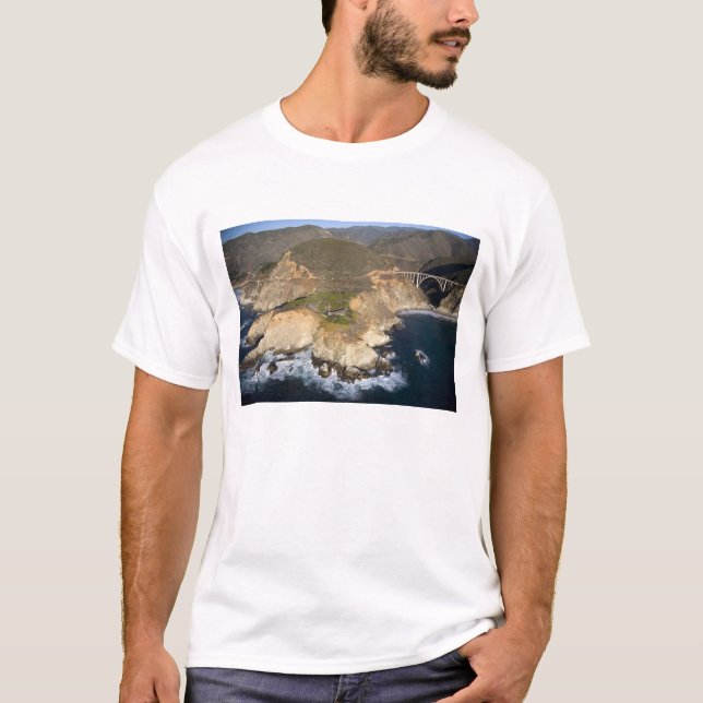 Camiseta  EE.UU. California. Big Sur. Puente Bixby (Anverso)