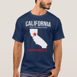 Camiseta EE. UU., California, Sacramento – El Estado Dorado