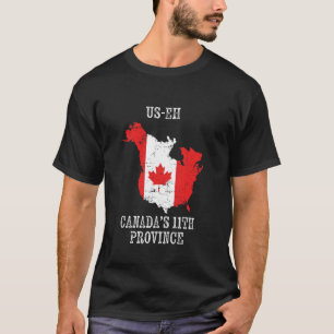 Camiseta EE. UU. Canadá2019s 11ª Provincia Divertido US-EH