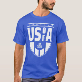 Camiseta EE.UU. Cheque Royal Blue US de A Fan Tee