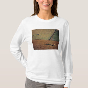 Camiseta EE. UU., Dakota del Norte, Washburn. Luz tardía ar