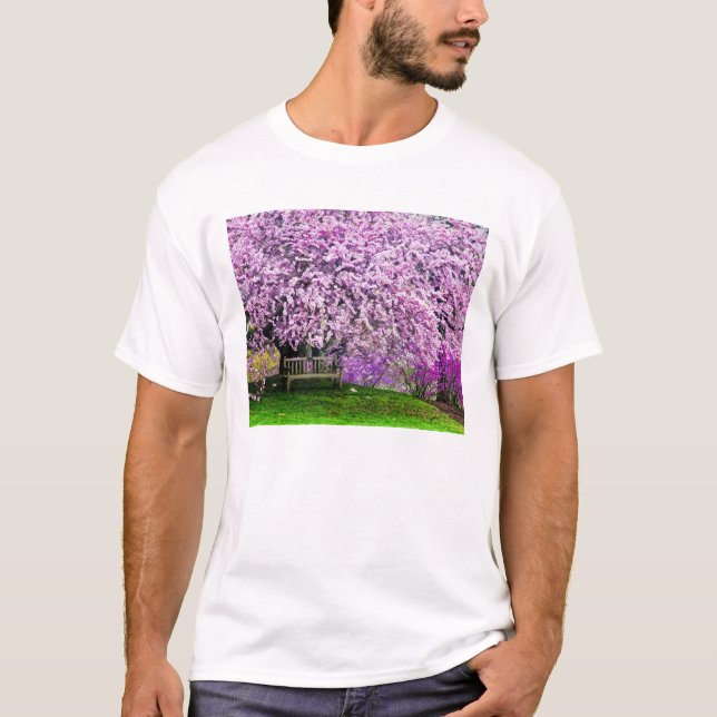 Camiseta EE. UU., Delaware, Wilmington. Banco de madera baj (Anverso)
