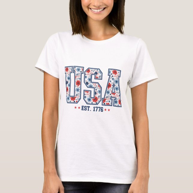 CAMISETA EE.UU. EST 1776 (Anverso)