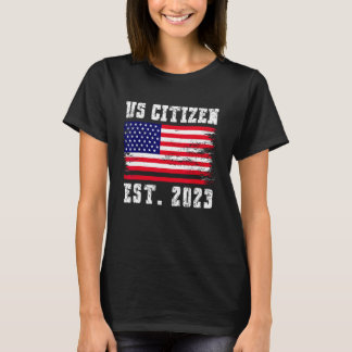 Camiseta EE.UU. EST. 2023 Orgulloso inmigrante norteamerica