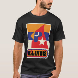 Camiseta EE. UU. - Estados - ILLINOIS