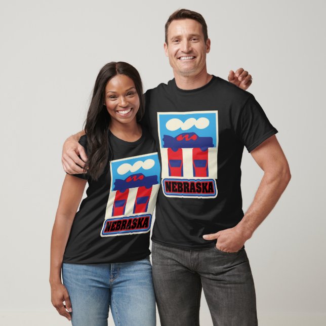 Camiseta EE. UU. - Estados - NEBRASKA (Unisexo)