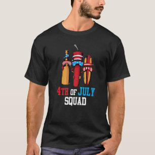 Camiseta EE.UU. Fireworks American Hotdog Patriotic 4 De Ju