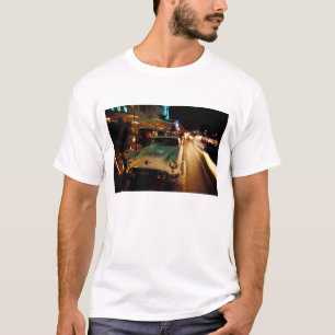 Camiseta EE. UU., FL, Miami, South Beach de noche. 2
