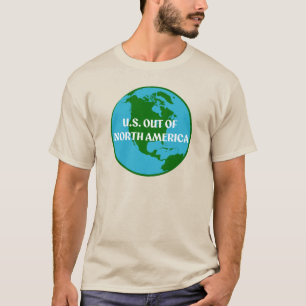 Camiseta EE. UU. fuera de Norteamérica