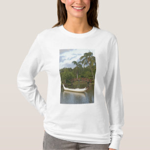Camiseta EE. UU., Hawái, Kauai, Jardín de Luau de la famili