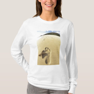Camiseta EE. UU., Hawái, Maui, Makena Beach, Huella y